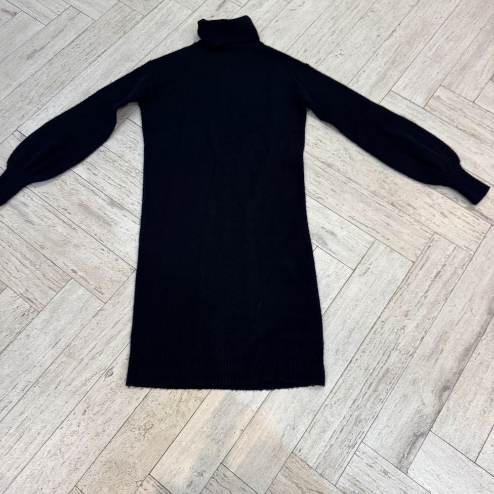 J. Crew Black Long Sleeve Dress
